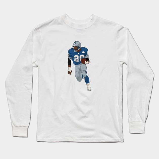 Barry Sanders Long Sleeve T-Shirt by SickSticksCo